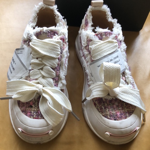 SMILE REPUBLIC Purple Tweed Shoe - Picture 7 of 11